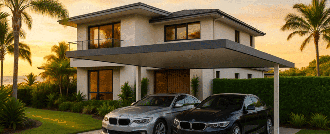 Do You Need Council Approval for a Carport on the Gold Coast? (And How to Get It Right the First Time) 1 Luxury Gold Coast home with a modern carport