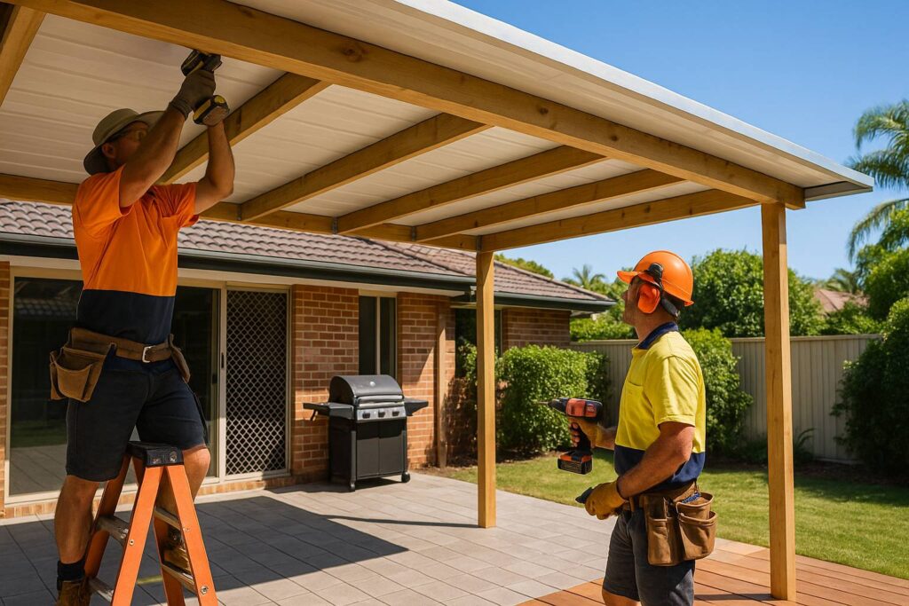 patio builders in action