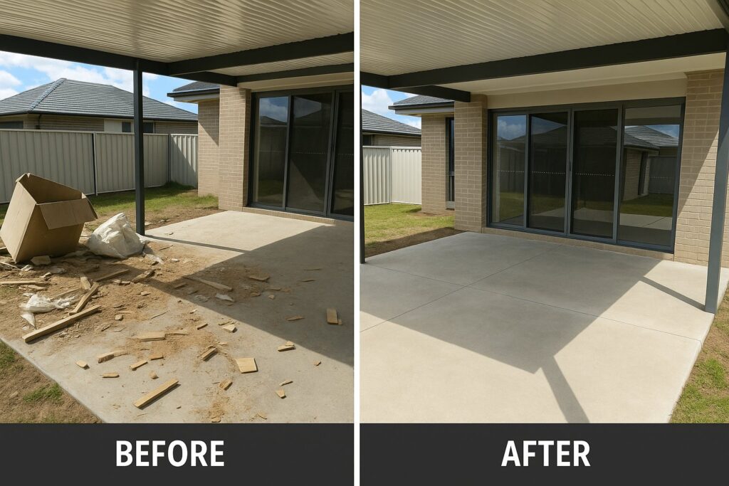 Patio Surface Cleanup