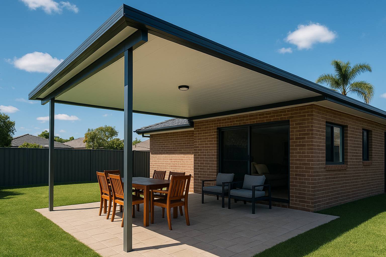 Beautiful patio carport