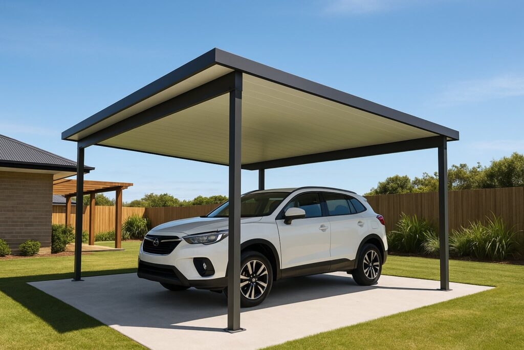 flat roof carport