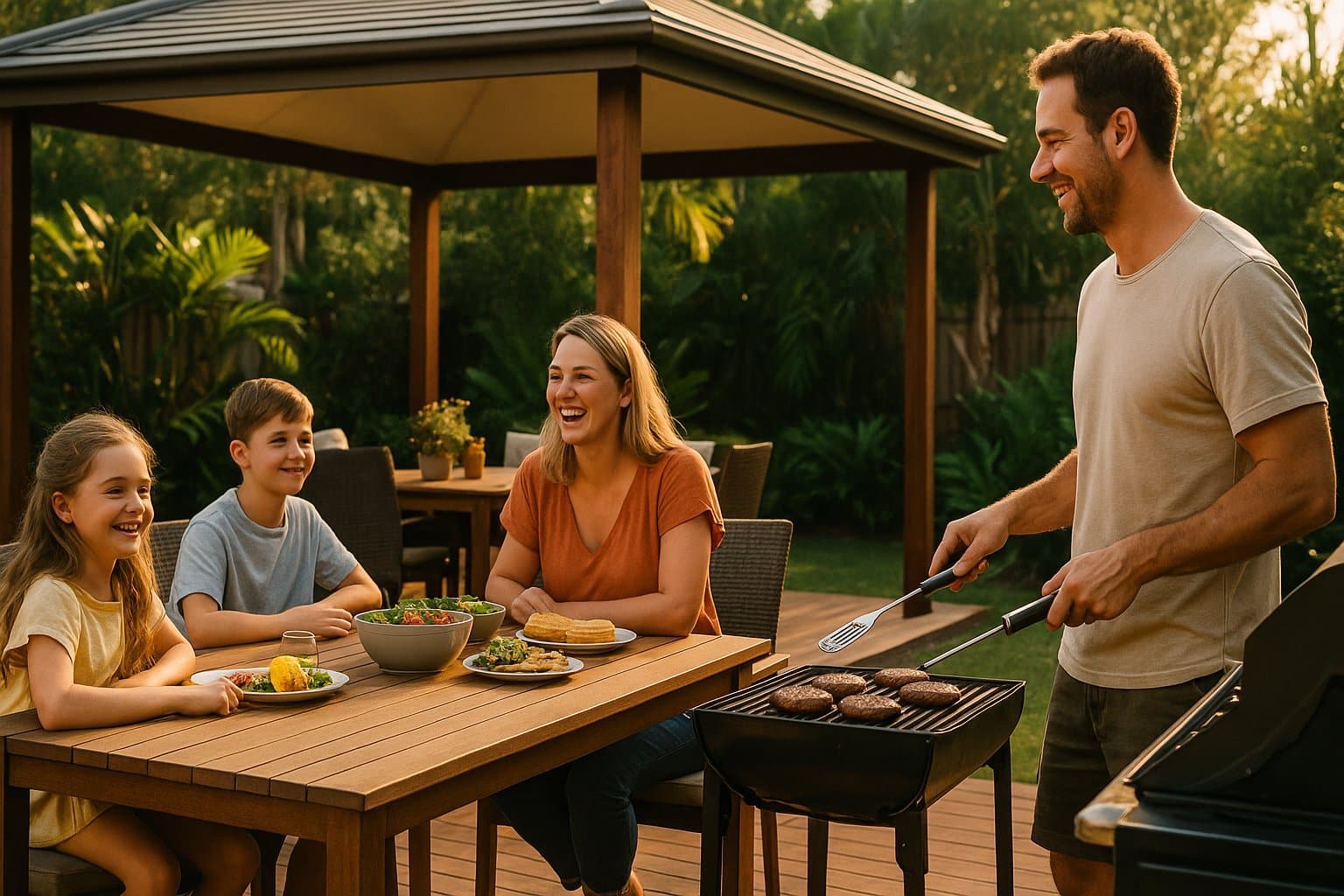 A_photograph_captures_a_family_of_four_with_light__compressed (1) Family BBQ on the patio